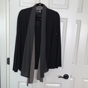 NEW 3-Shades of Gray Tank & Cardigan, L